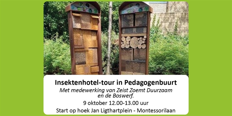 Bericht Insectenhotel-tour in Pedagogenbuurt bekijken